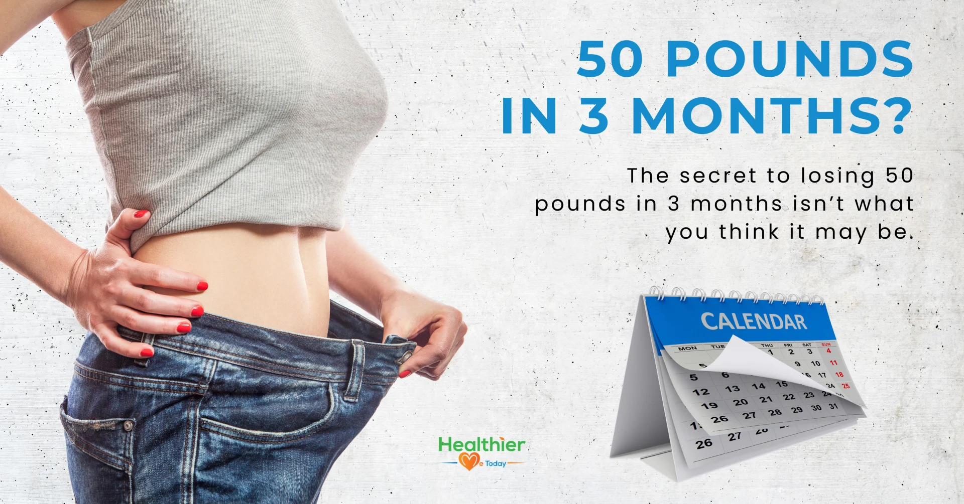 How to lose 50 pounds in 3 months