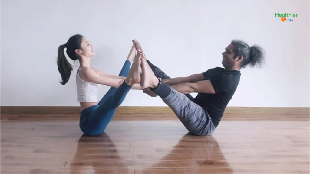 2 person yoga poses