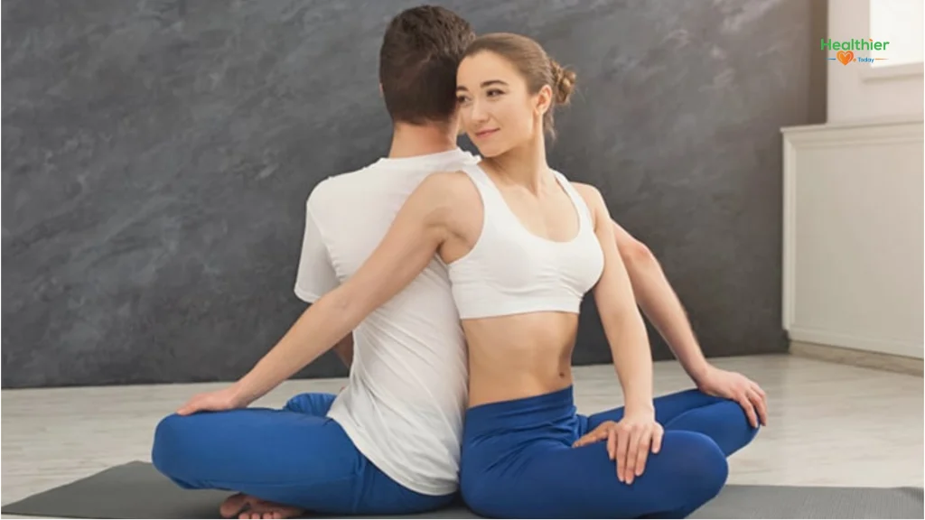2 person yoga poses