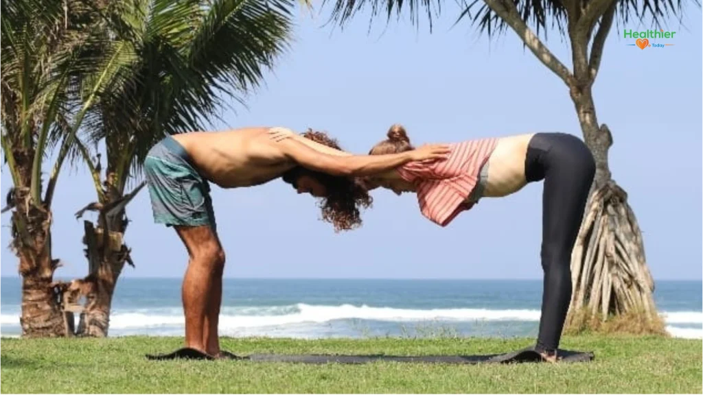 2 people yoga poses