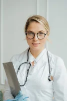 A Doctor Holding a Clipboard // Healthier Me Today