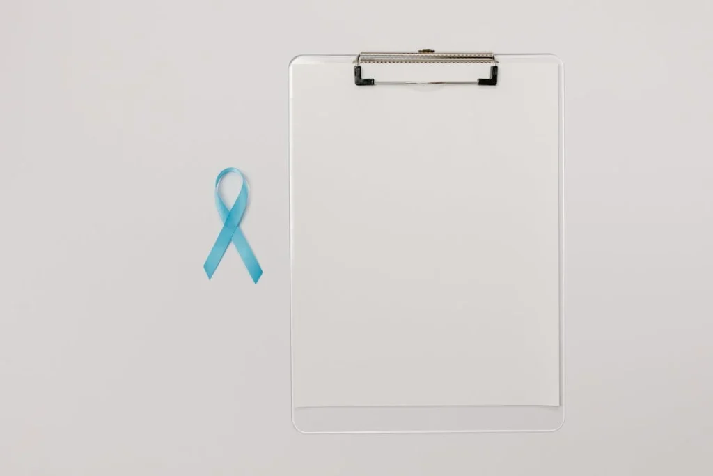A Light Blue Ribbon for Prostate Cancer Awareness // Healthier Me Today