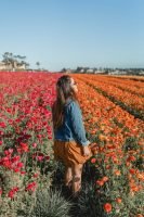 Photo of Woman Standing On Flower Field // Healthier Me Today