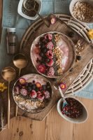 Red and White Round Fruits on Brown Wooden Bowl // Healthier Me Today