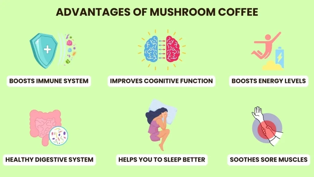 mushroom coffee advantages