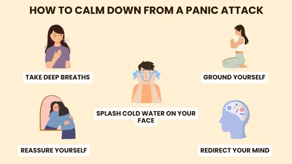 how to calm down from a panic attack