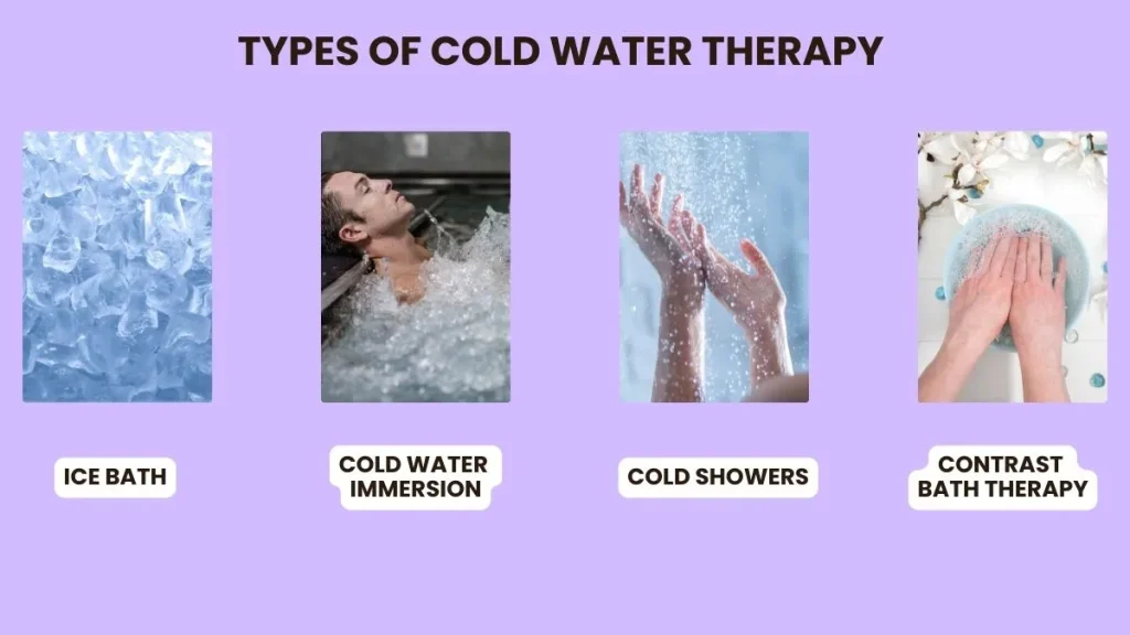 cold water therapy types
