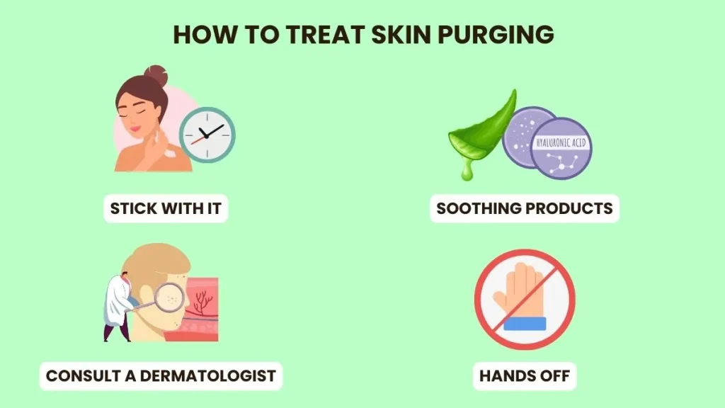 how to stop skin purging immediately