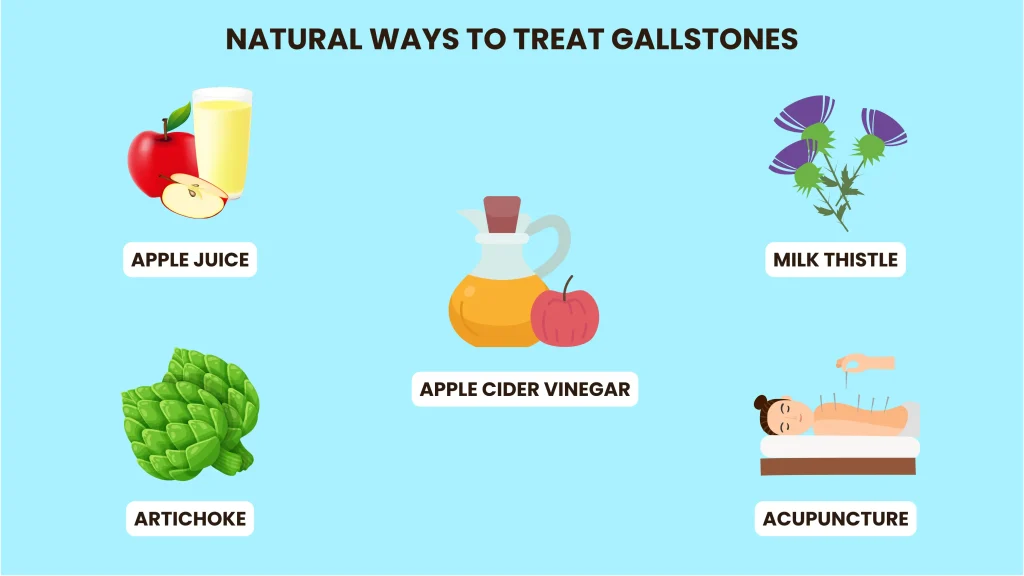 Natural ways to treat gallstones