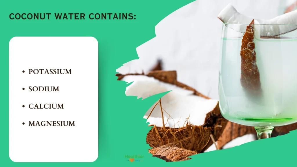 nutrients in coconut juice