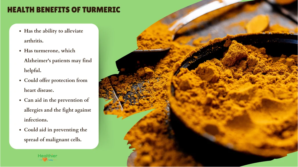 health benefits of turmeric