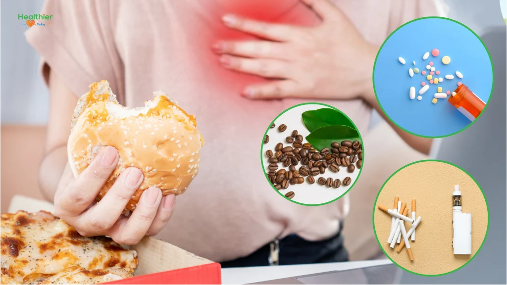 What causes heartburn