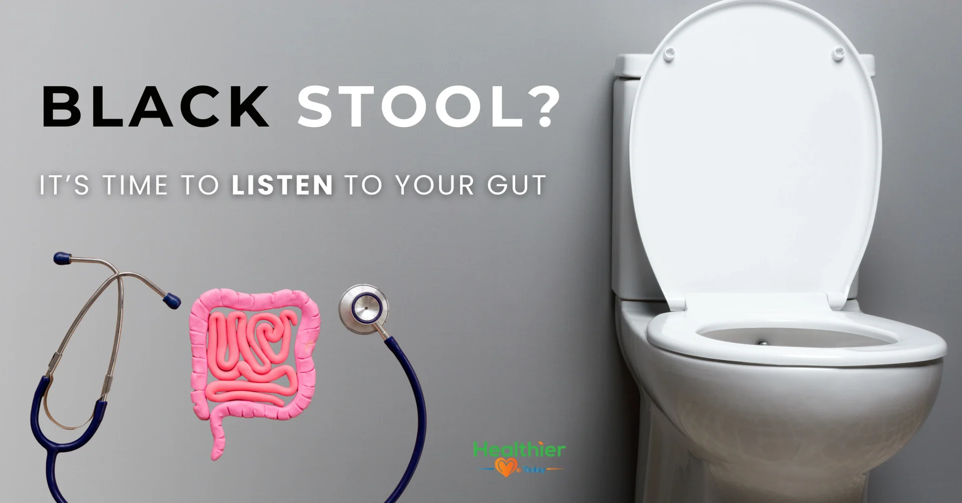 Black poop
