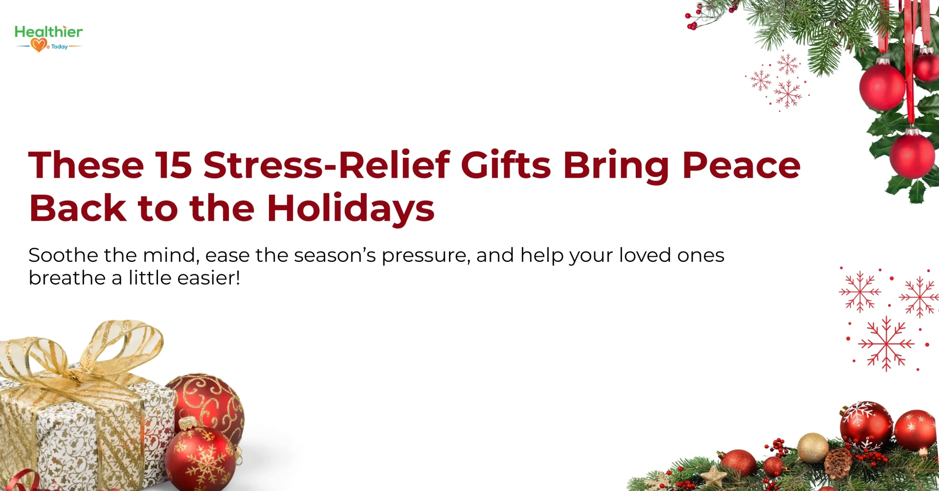 Christmas Gifts for Stress Relief